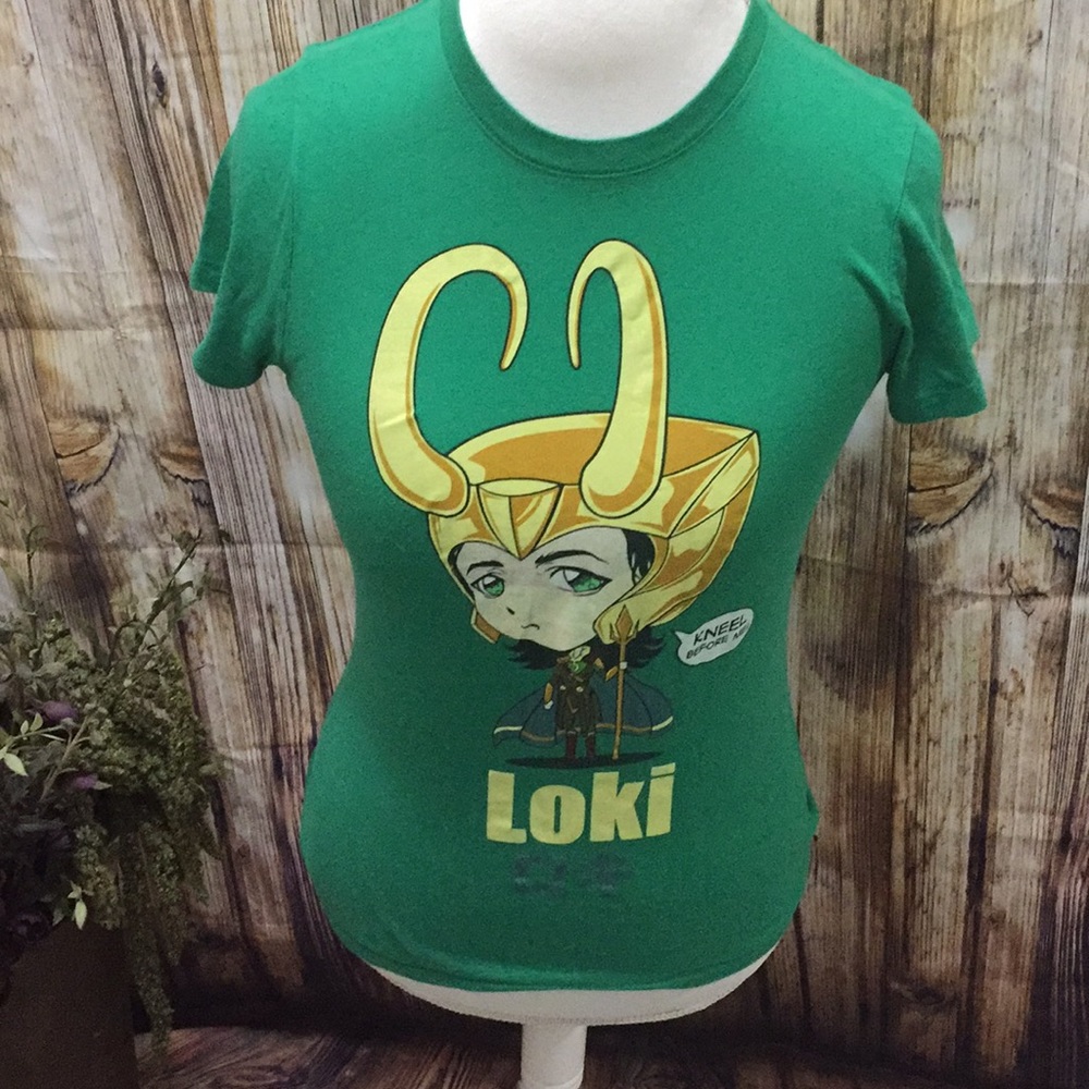 Loki “kneel before me “ tee shirt.
